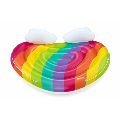Bestway Flytande Ö Regnbåge Uppblåsbar 175x163 cm Strand och Pool 43722 finns hos Aktivcamping