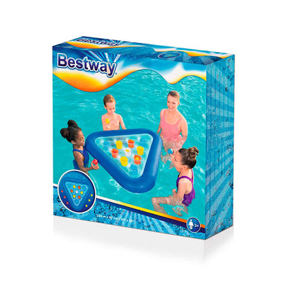 Bestway Flytande Triangelspel Uppblåsbart med Bollar 105x97 cm +3 År Pool 52560 finns hos Aktivcamping