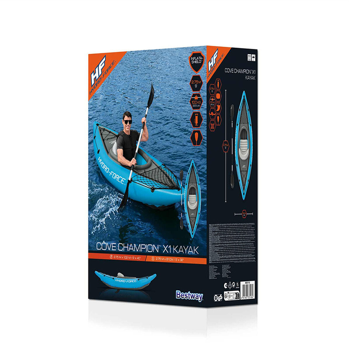 Bestway Hydro-Force Enkel Kayak 275x102 cm Fritid 65115 - finns hos Aktivcamping