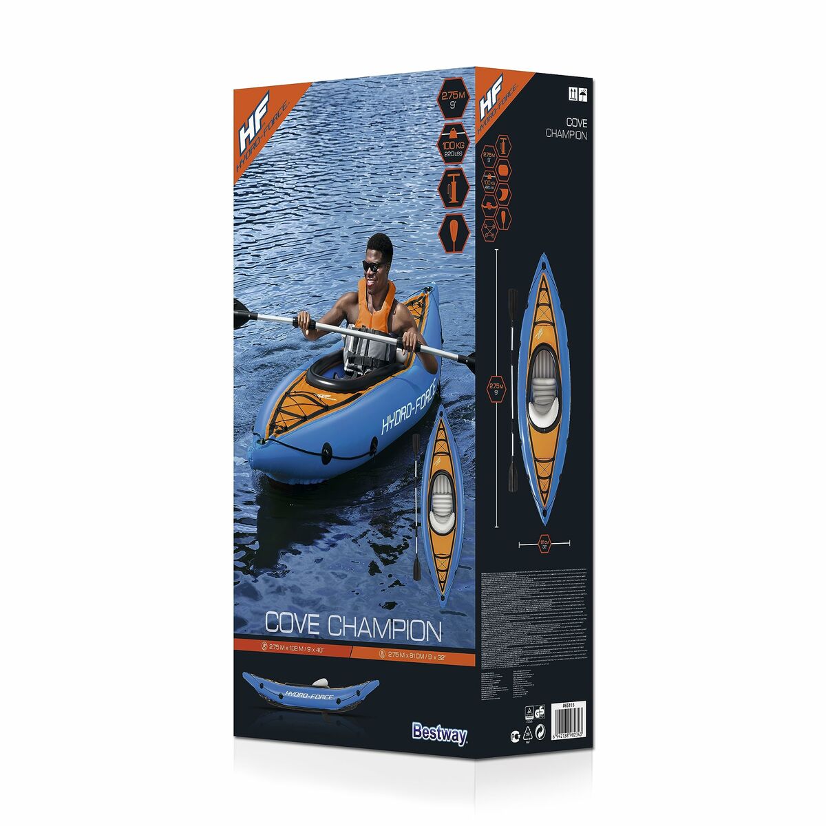 Bestway Hydro-Force Enkel Kayak 275x102 cm Fritid 65115 - finns hos Aktivcamping