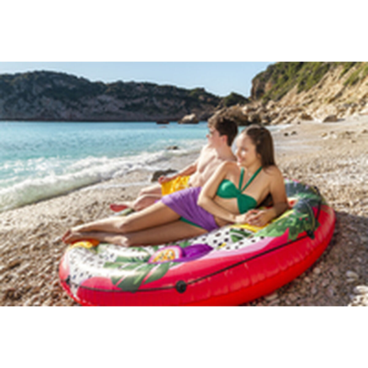 Bestway Inflatable Float Island med Rep Passion Frukt D188cm Strand och Pool 43720 finns hos Aktivcamping