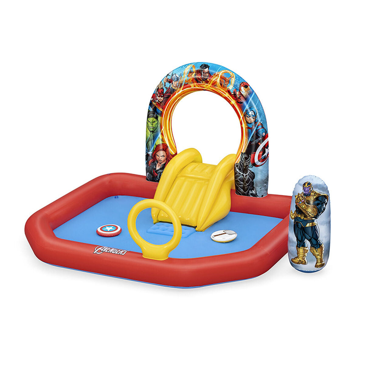 Bestway Inflatable Pool Leksakspark Avengers 211x198x125 cm +2 År Trädgård 98800 finns hos Aktivcamping