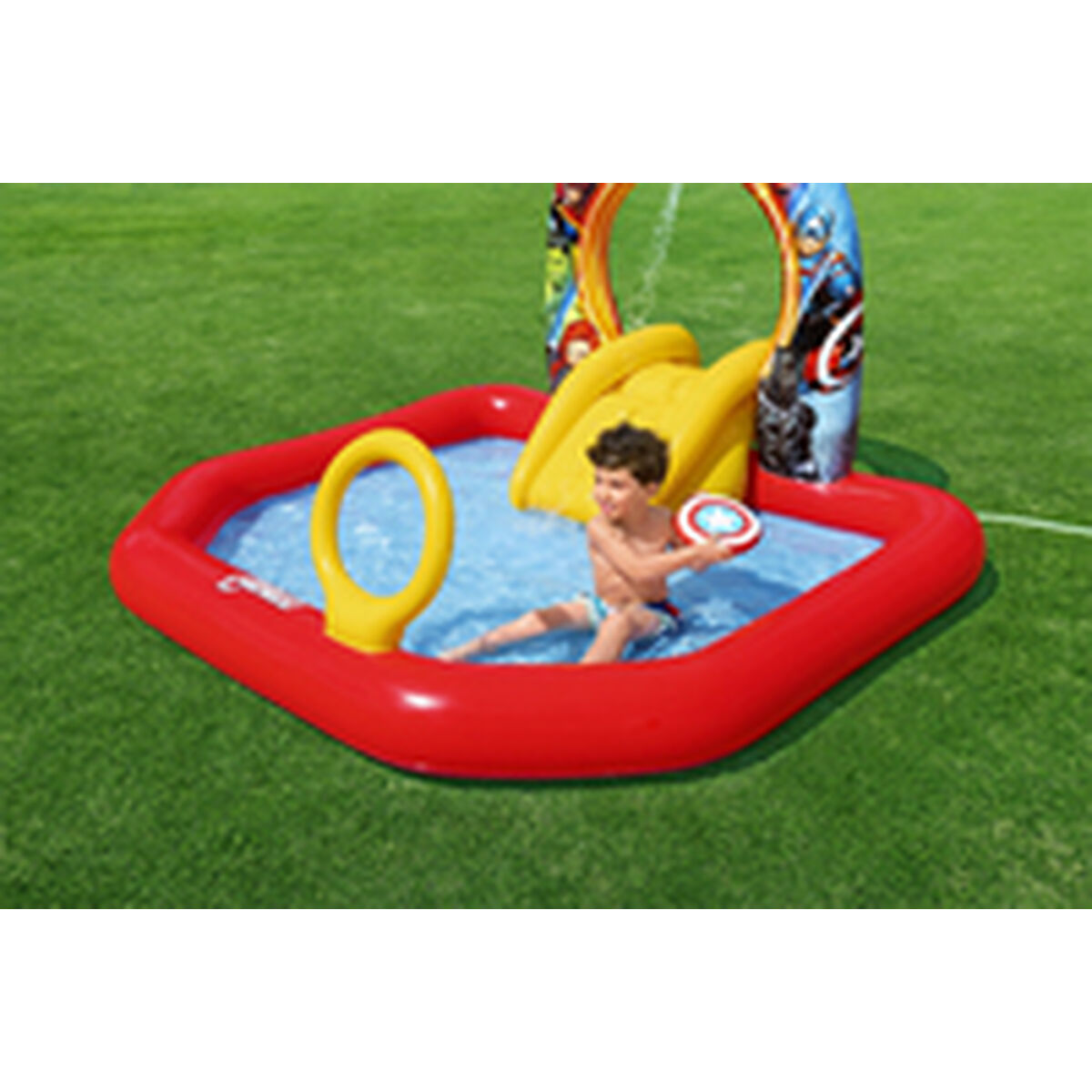 Bestway Inflatable Pool Leksakspark Avengers 211x198x125 cm +2 År Trädgård 98800 finns hos Aktivcamping