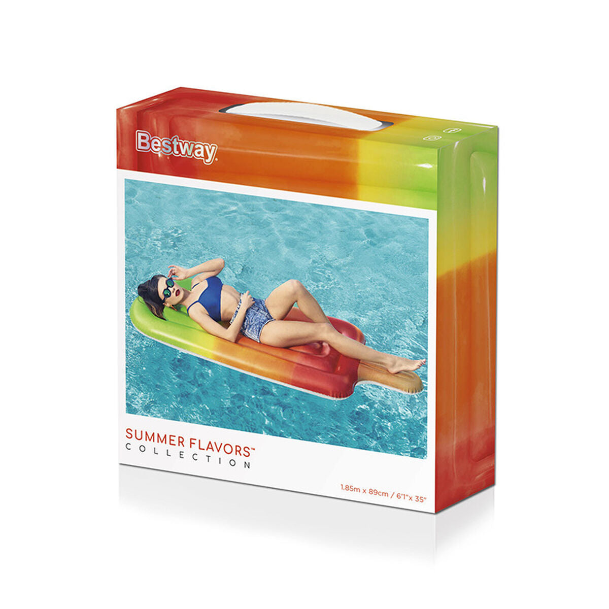 Bestway Is-Polo uppblåsbar madrass 185x89 cm för strand och pool 43161 - finns hos Aktivcamping