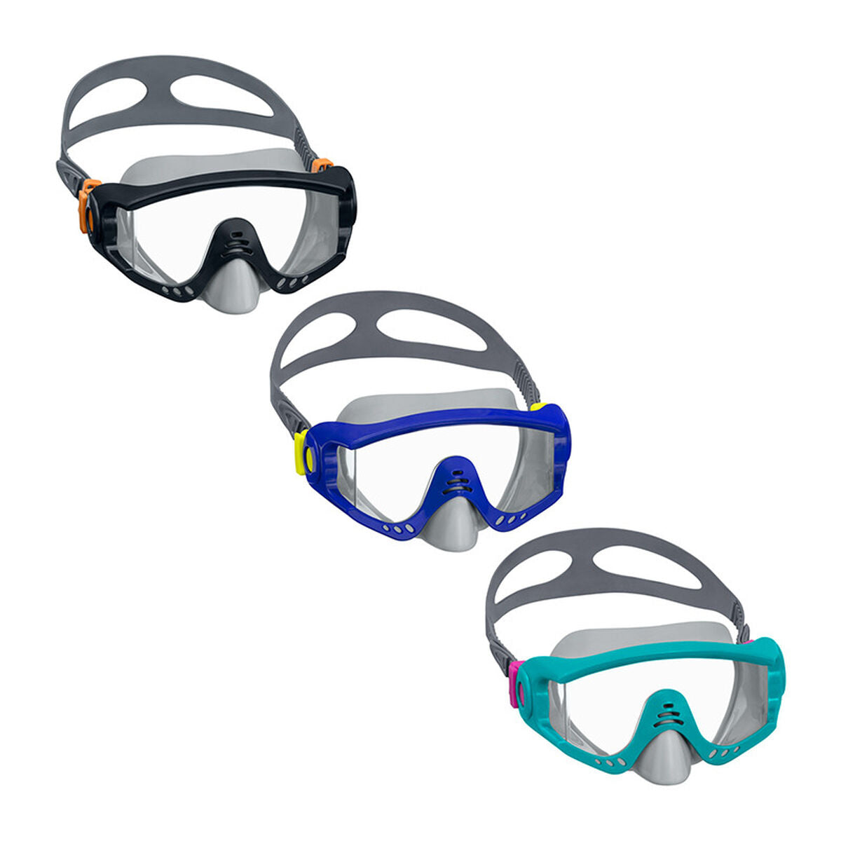 Bestway Junior Dykmask med anatomisk rem Blandade färger +7 år Strand och Pool 22039 - finns hos Aktivcamping
