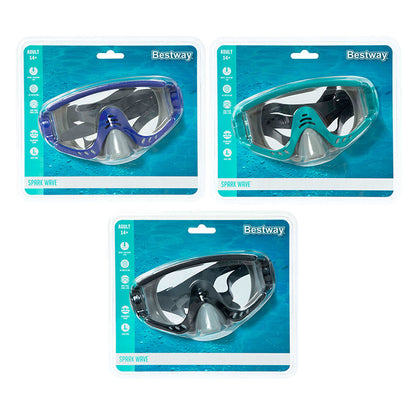 Bestway Junior Dykmask med anatomisk rem Blandade färger +7 år Strand och Pool 22039 - finns hos Aktivcamping