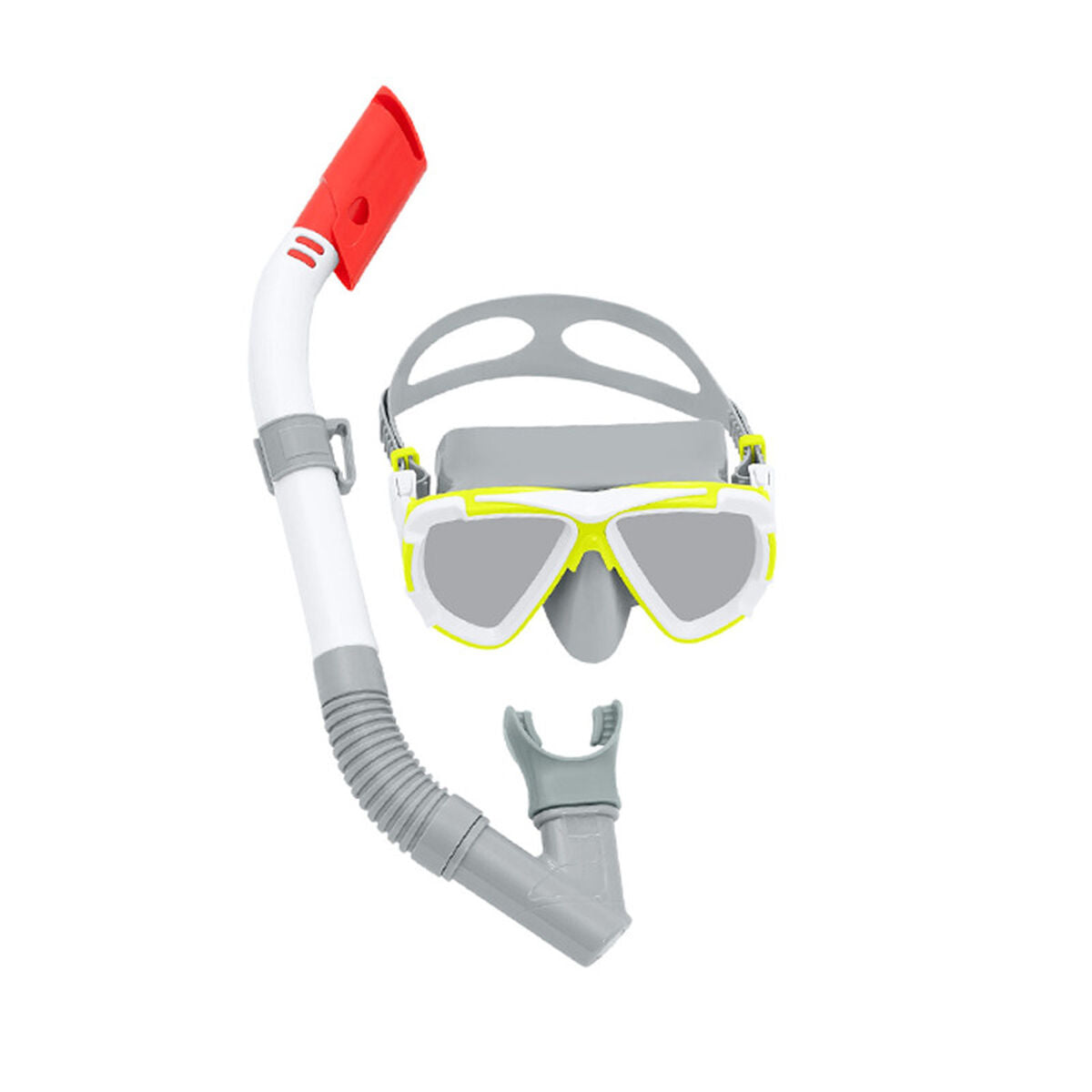 Bestway Junior Mask och Tube Set Anatomisk Rem Blandad Färg +7 År Strand och Pool 24035 finns hos Aktivcamping