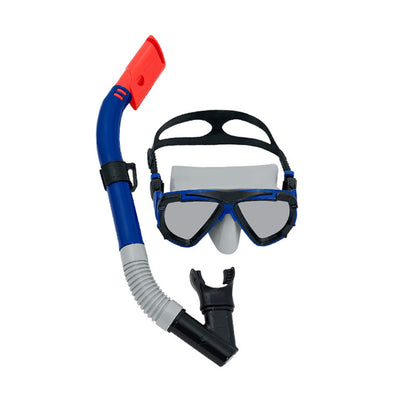 Bestway Junior Mask och Tube Set Anatomisk Rem Blandad Färg +7 År Strand och Pool 24035 finns hos Aktivcamping