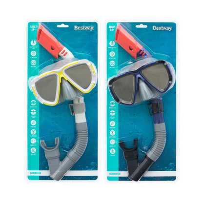 Bestway Junior Mask och Tube Set Anatomisk Rem Blandad Färg +7 År Strand och Pool 24035 finns hos Aktivcamping