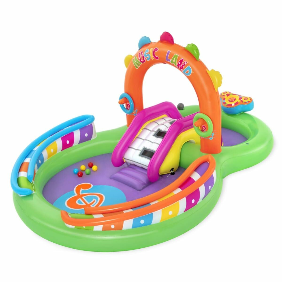 Bestway Lekbassäng Uppblåsbar Musikalisk Lekpark 295x190x137 cm +2 Års Trädgård 53117 finns hos Aktivcamping