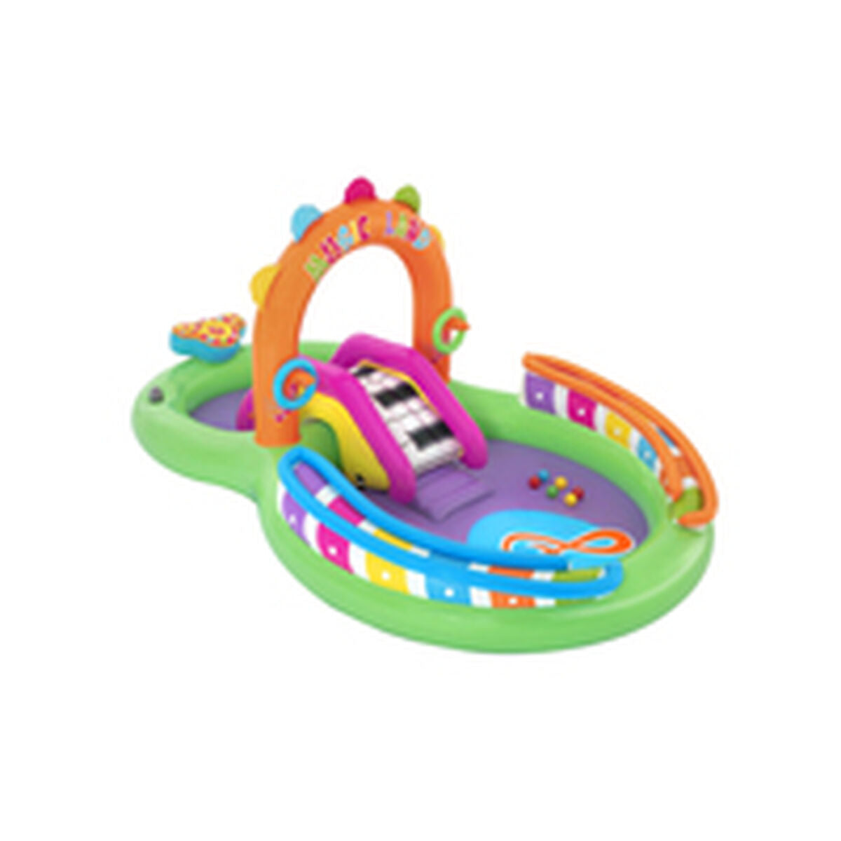 Bestway Lekbassäng Uppblåsbar Musikalisk Lekpark 295x190x137 cm +2 Års Trädgård 53117 finns hos Aktivcamping