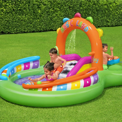 Bestway Lekbassäng Uppblåsbar Musikalisk Lekpark 295x190x137 cm +2 Års Trädgård 53117 finns hos Aktivcamping