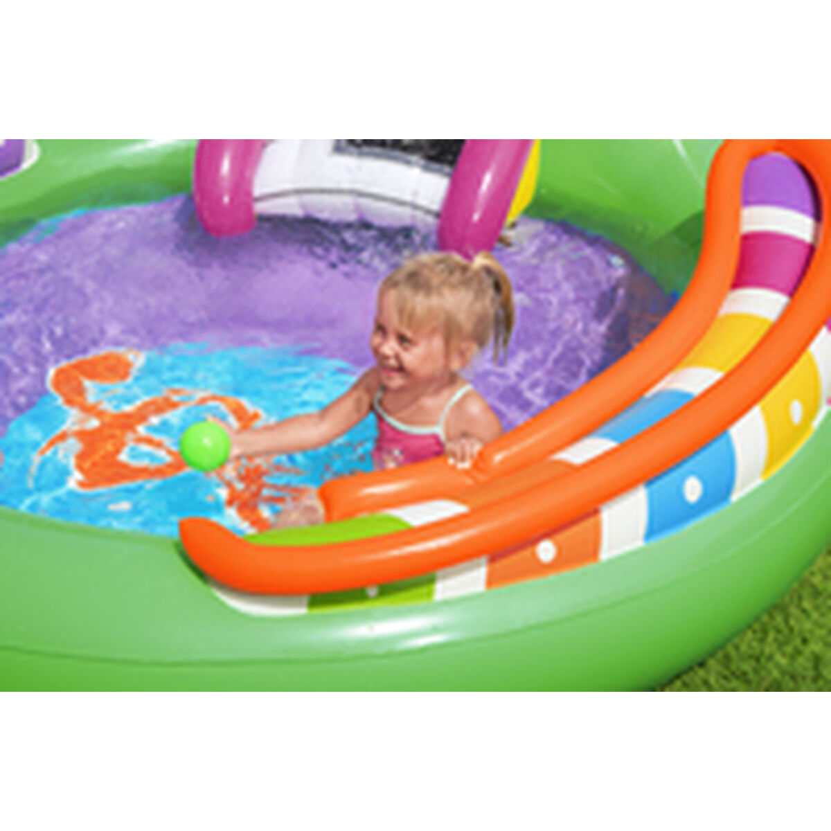 Bestway Lekbassäng Uppblåsbar Musikalisk Lekpark 295x190x137 cm +2 Års Trädgård 53117 finns hos Aktivcamping