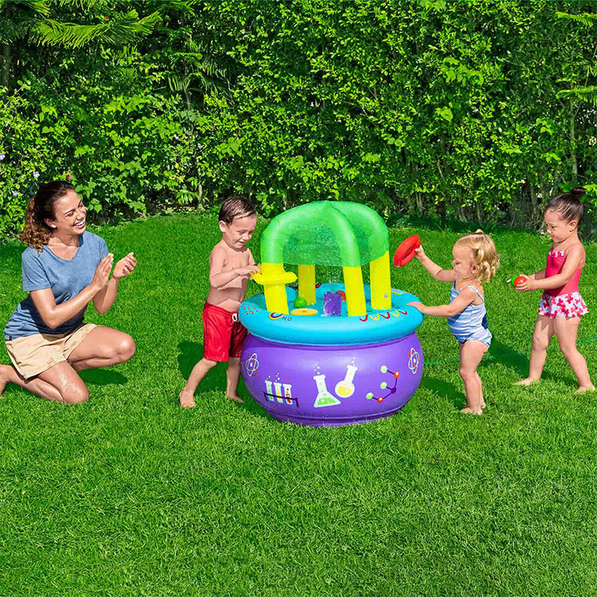 Bestway Lärtabell Spel Uppblåsbar 76x76x88 cm +18 Månader Inomhus och Trädgård 52573 - finns hos Aktivcamping