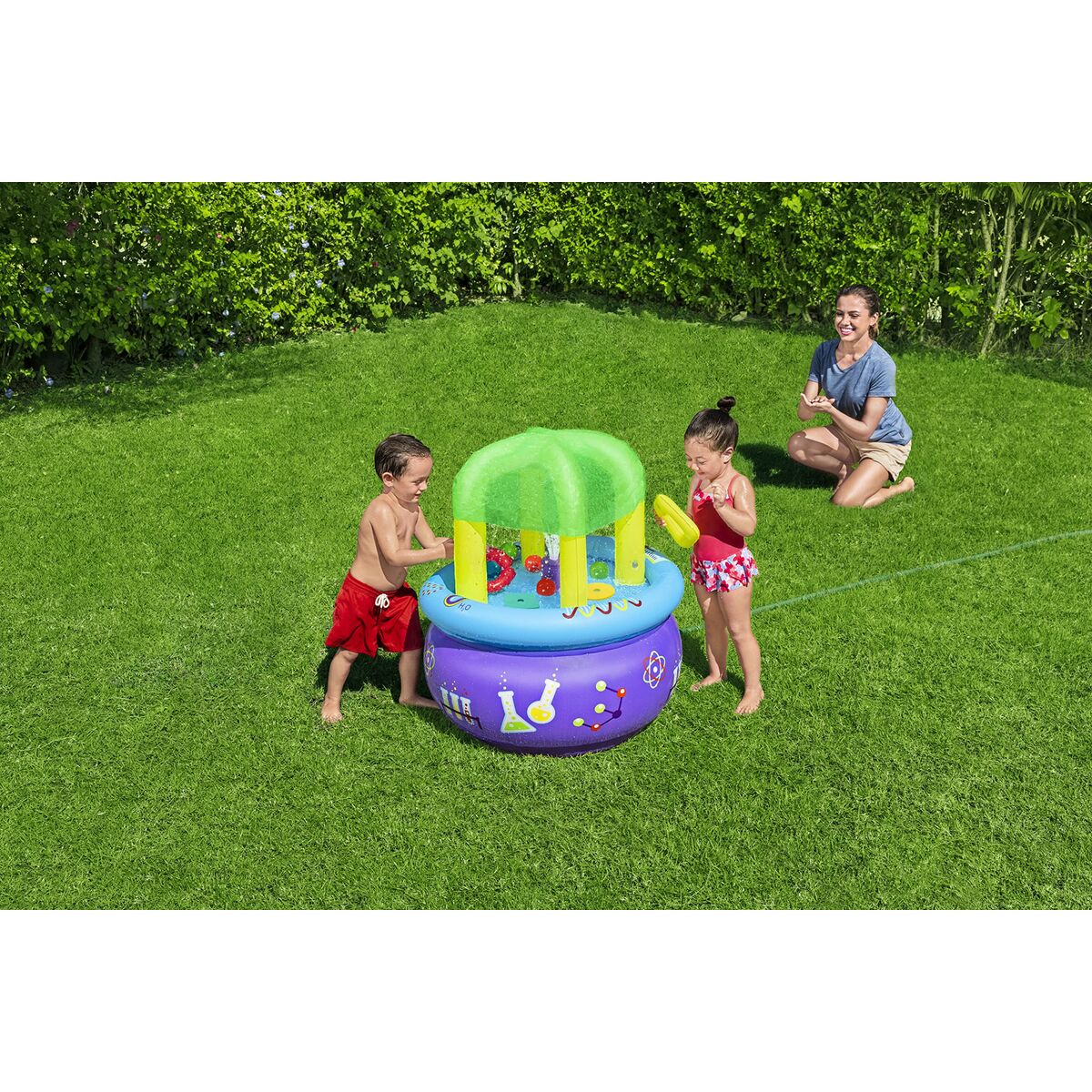 Bestway Lärtabell Spel Uppblåsbar 76x76x88 cm +18 Månader Inomhus och Trädgård 52573 - finns hos Aktivcamping
