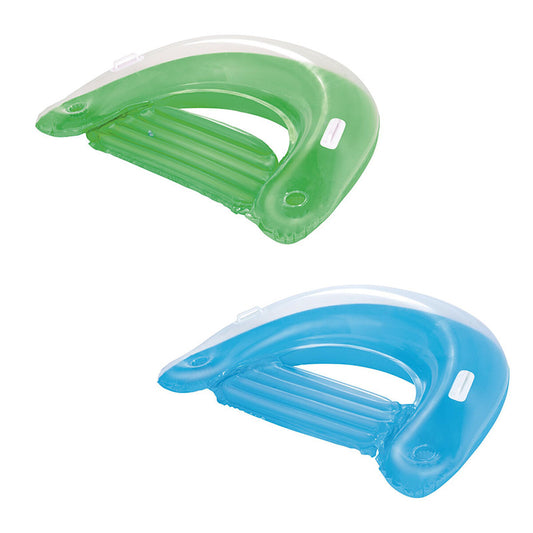 Bestway Luftstol med Handtag och Dryckhållare Olika Färger 152x99 cm Strand och Pool 43118 finns hos Aktivcamping