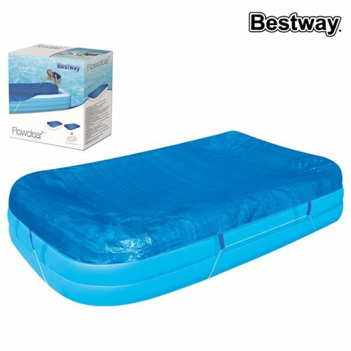 Bestway Omslag Uppblåsbar Pool 340x230 cm Trädgård 58108 finns hos Aktivcamping