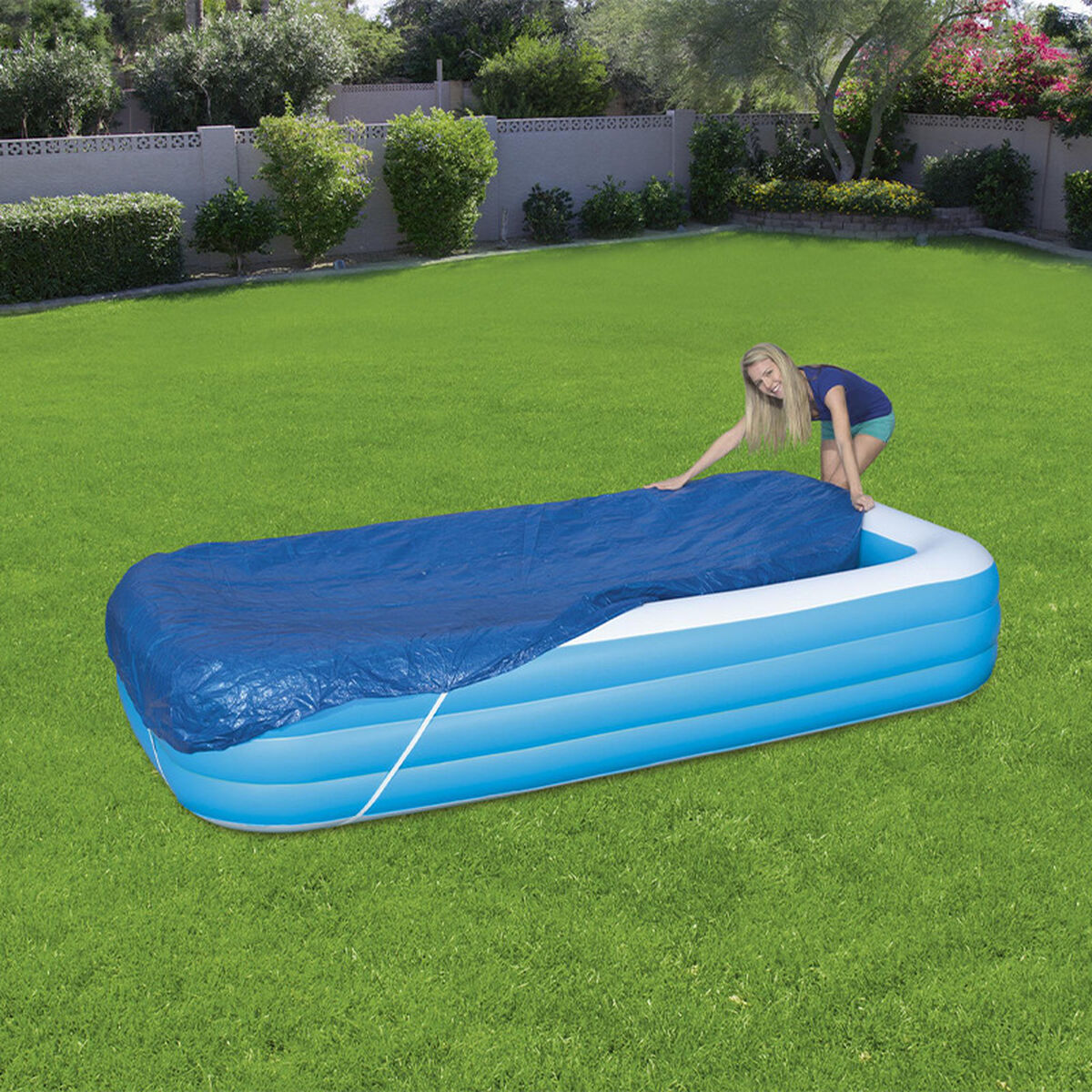Bestway Omslag Uppblåsbar Pool 340x230 cm Trädgård 58108 finns hos Aktivcamping