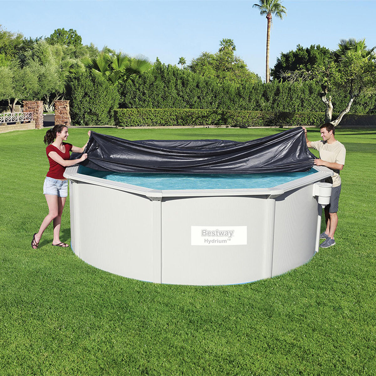 Bestway PVC Poolöverdrag D401 cm Trädgård 58292 finns hos Aktivcamping