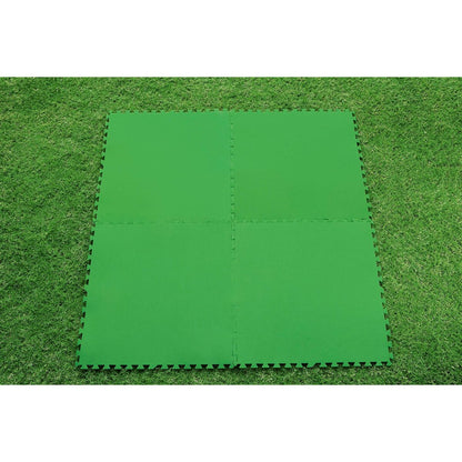 Bestway Pool Foam Golv Grön 9 bitar 78x78 cm Trädgård 58636 - finns hos Aktivcamping