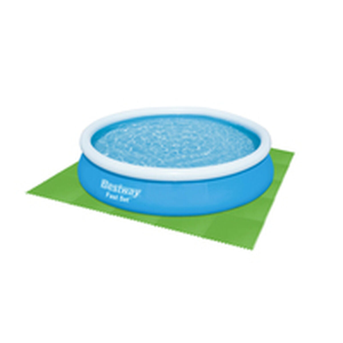 Bestway Pool Foam Golv Grön 9 bitar 78x78 cm Trädgård 58636 - finns hos Aktivcamping