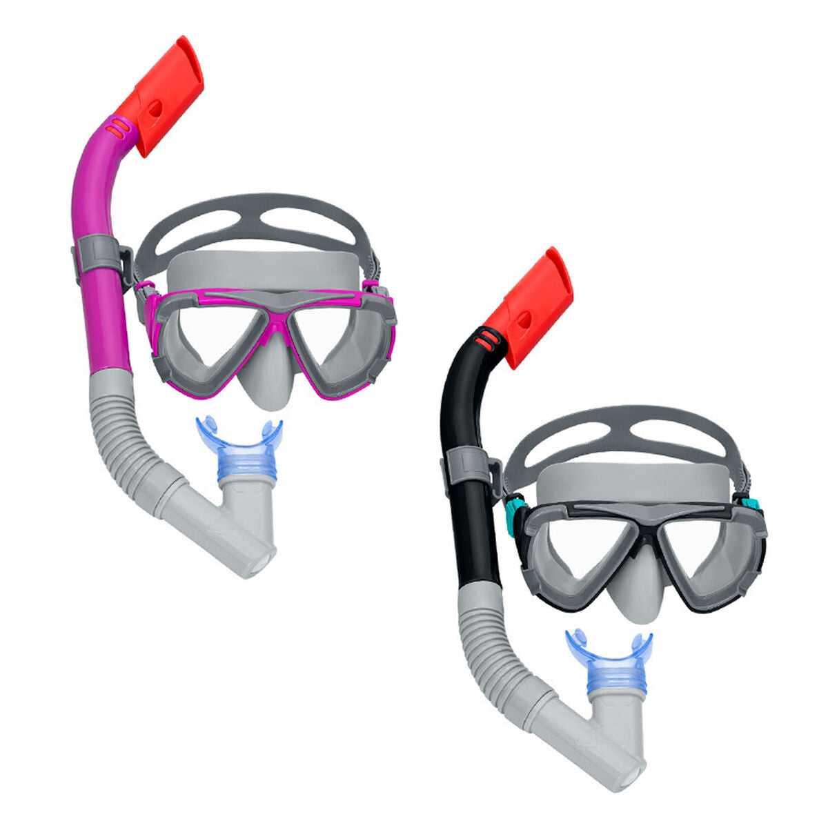 Bestway Set Mask och Rör Barn Anatomiskt Band Blandade Färger +3 År Strand och Pool 24023 finns hos Aktivcamping