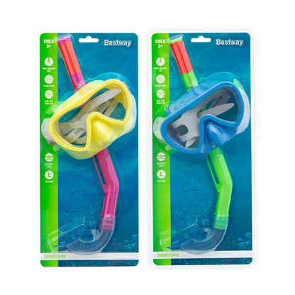 Bestway Set Mask och Tub Junior Purge Valve Färgsortering +7 år Strand och Pool 24032 finns hos Aktivcamping