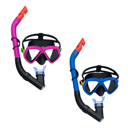 Bestway Set Mask och Tub Vuxen Purge Ventil Blandade Färger +14 År Beach och Pool 24068 finns hos Aktivcamping