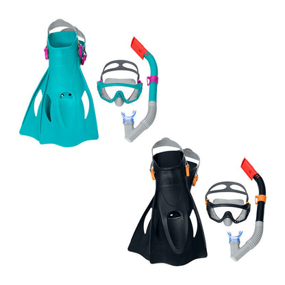 Bestway Set Mask och Tube Adult Anatomisk Rem Blandad Färg +14 År Strand och Pool 24071 finns hos Aktivcamping