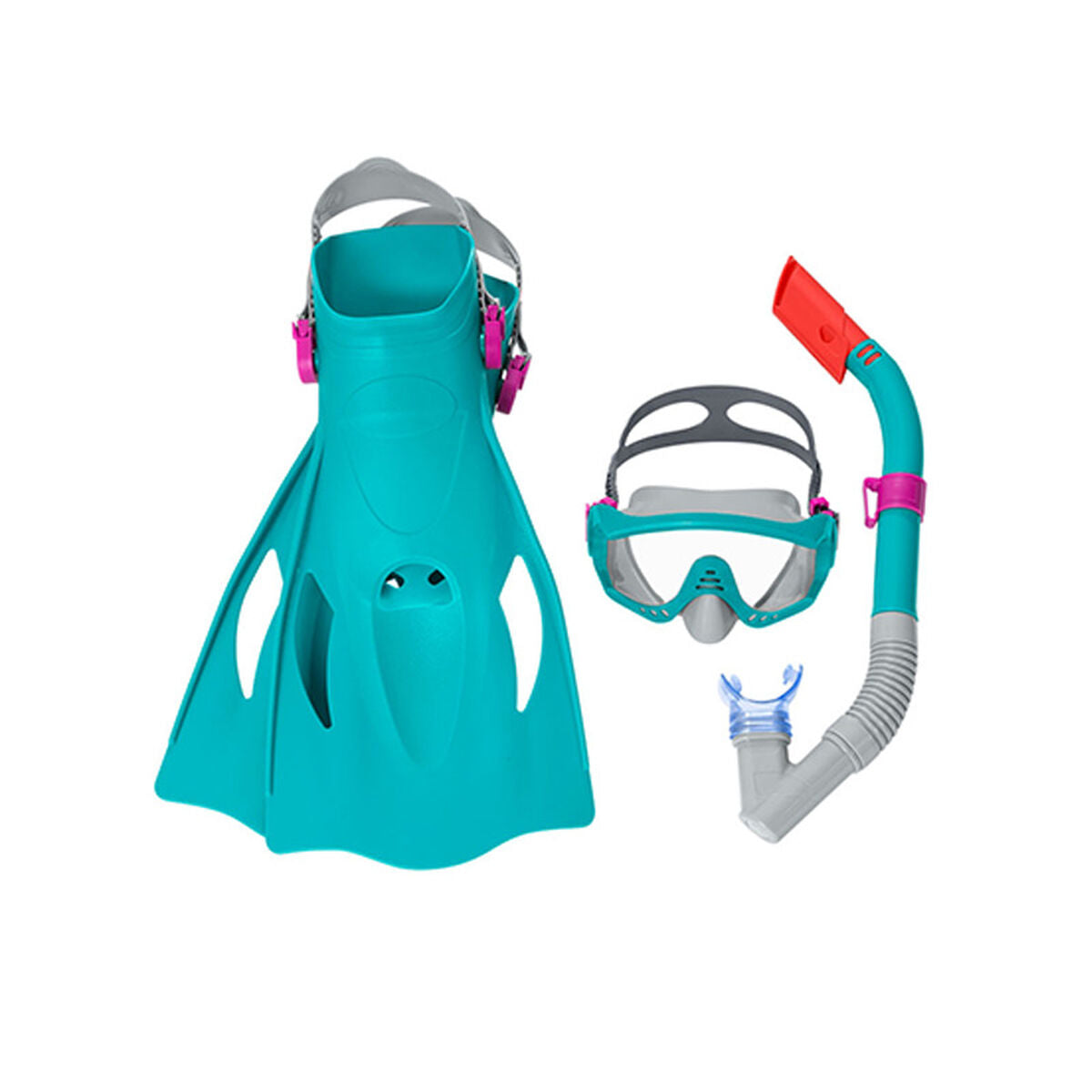 Bestway Set Mask och Tube Adult Anatomisk Rem Blandad Färg +14 År Strand och Pool 24071 finns hos Aktivcamping