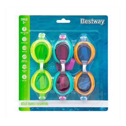 Bestway Silicona Simglasögon Junior Antifog Färg Blandad +7 År Strand och Pool 21065 finns hos Aktivcamping