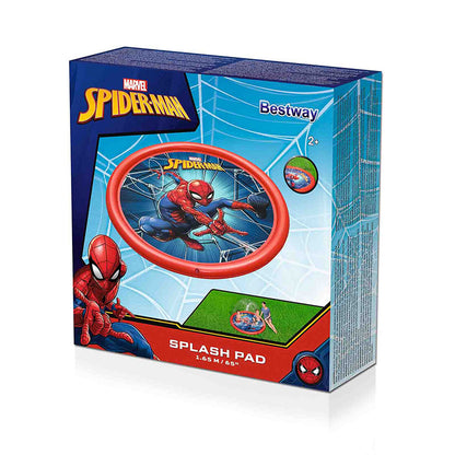 Bestway Spiderman Uppblåsbar Pool med Sprinkler D165 cm +2 År Trädgård 98792 finns hos Aktivcamping