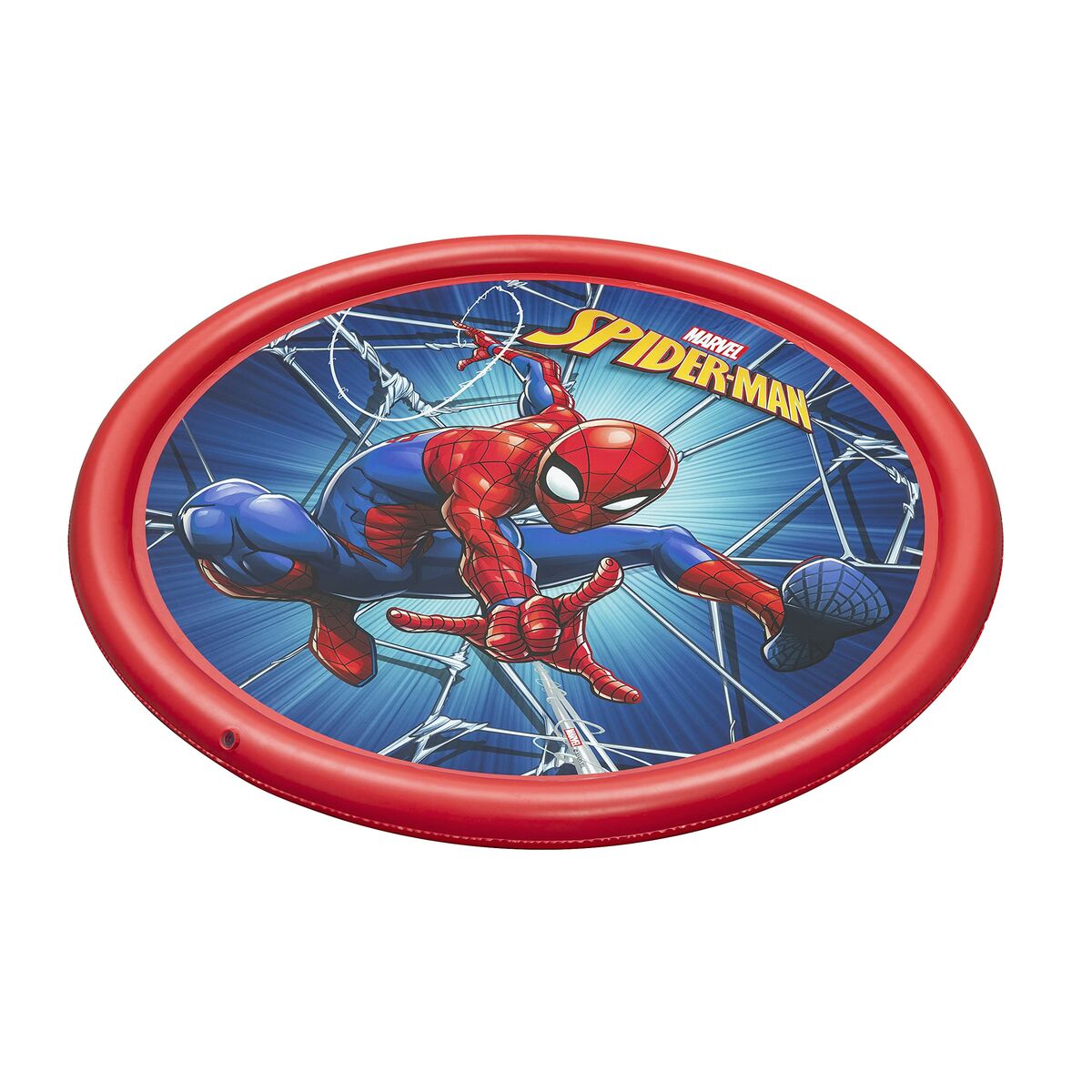 Bestway Spiderman Uppblåsbar Pool med Sprinkler D165 cm +2 År Trädgård 98792 finns hos Aktivcamping