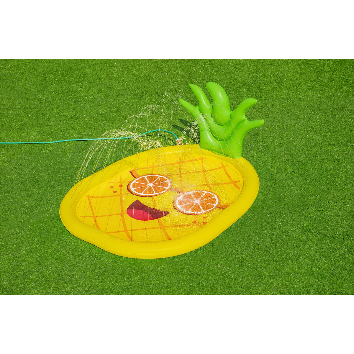 Bestway Sprinkler Uppblåsbar Ananasmadrass 196x165 cm +2 År Trädgård 52565 finns hos Aktivcamping