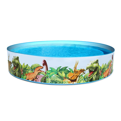 Bestway Styv Barn Pool PVC Dinosaurier 244x46 cm +3 År Trädgård 55001 finns hos Aktivcamping