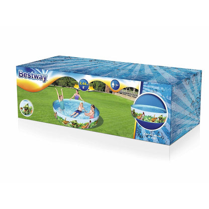 Bestway Styv Barn Pool PVC Dinosaurier 244x46 cm +3 År Trädgård 55001 finns hos Aktivcamping