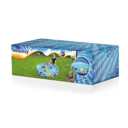 Bestway Trädgårdspool i hård PVC för barn Marina 183x38 cm +2 år 55030 finns hos Aktivcamping