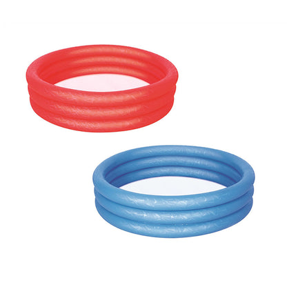 Bestway Uppblåsbar Barnpool 3 Ringar Eco Färg Mix 102x25 cm +2 År Trädgård 51024 - finns hos Aktivcamping