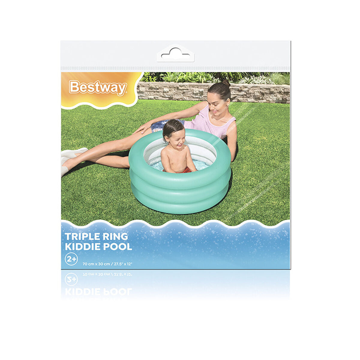Bestway Uppblåsbar Barnpool 3 Ringar Mixade Färger 70x30 cm +2 År Trädgård 51033 finns hos Aktivcamping