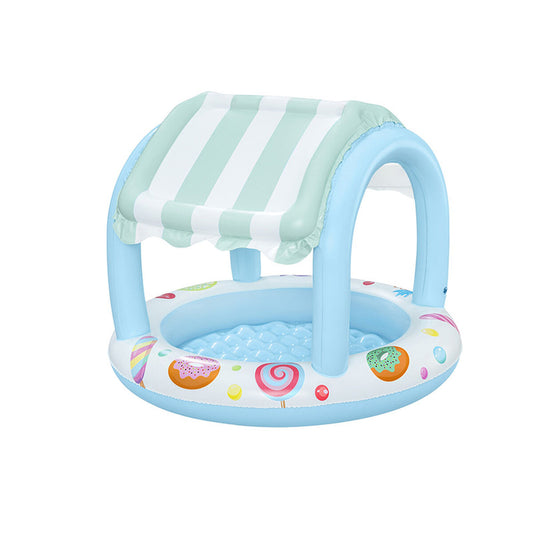 Bestway Uppblåsbar Barnpool Glasskiosk Ring 104x84 cm +2 År Trädgård 52638 finns hos Aktivcamping
