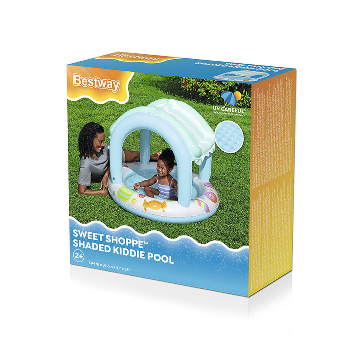 Bestway Uppblåsbar Barnpool Glasskiosk Ring 104x84 cm +2 År Trädgård 52638 finns hos Aktivcamping