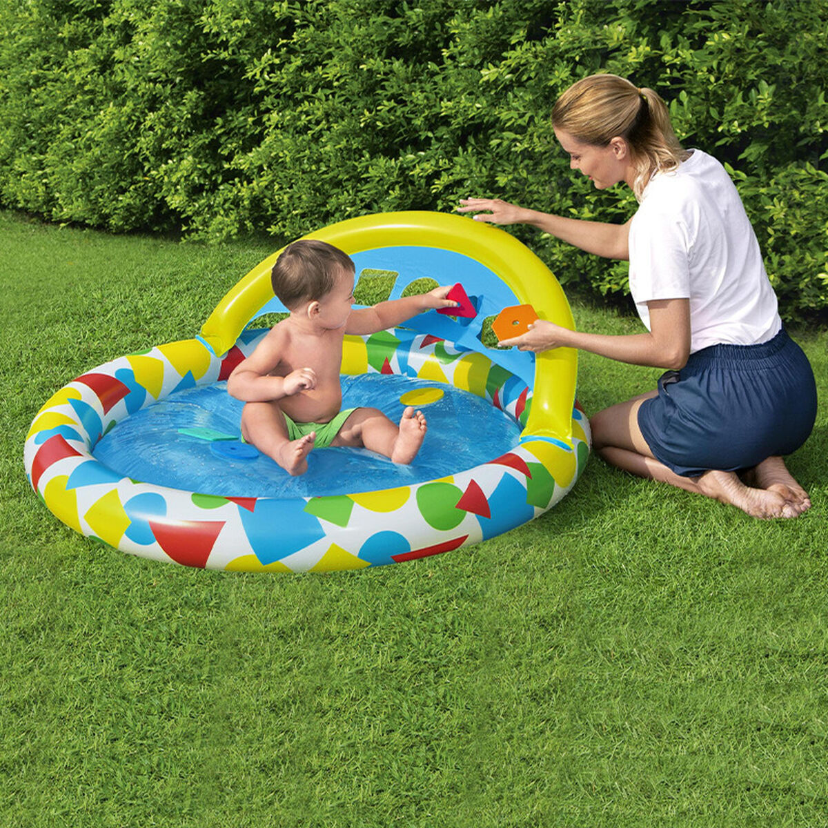 Bestway Uppblåsbar Barnpool Lärande 120x117x46 cm +4 månader Trädgård 52378 finns hos Aktivcamping