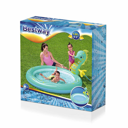 Bestway Uppblåsbar Barnpool Stråle Ponny 188x160x86 cm +2 År Trädgård 53114 finns hos Aktivcamping