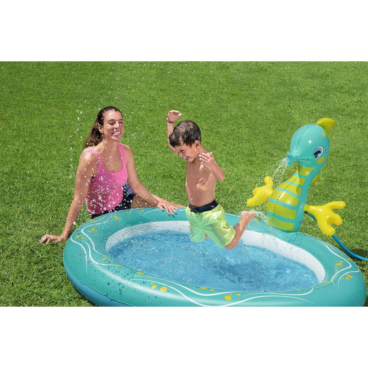 Bestway Uppblåsbar Barnpool Stråle Ponny 188x160x86 cm +2 År Trädgård 53114 finns hos Aktivcamping