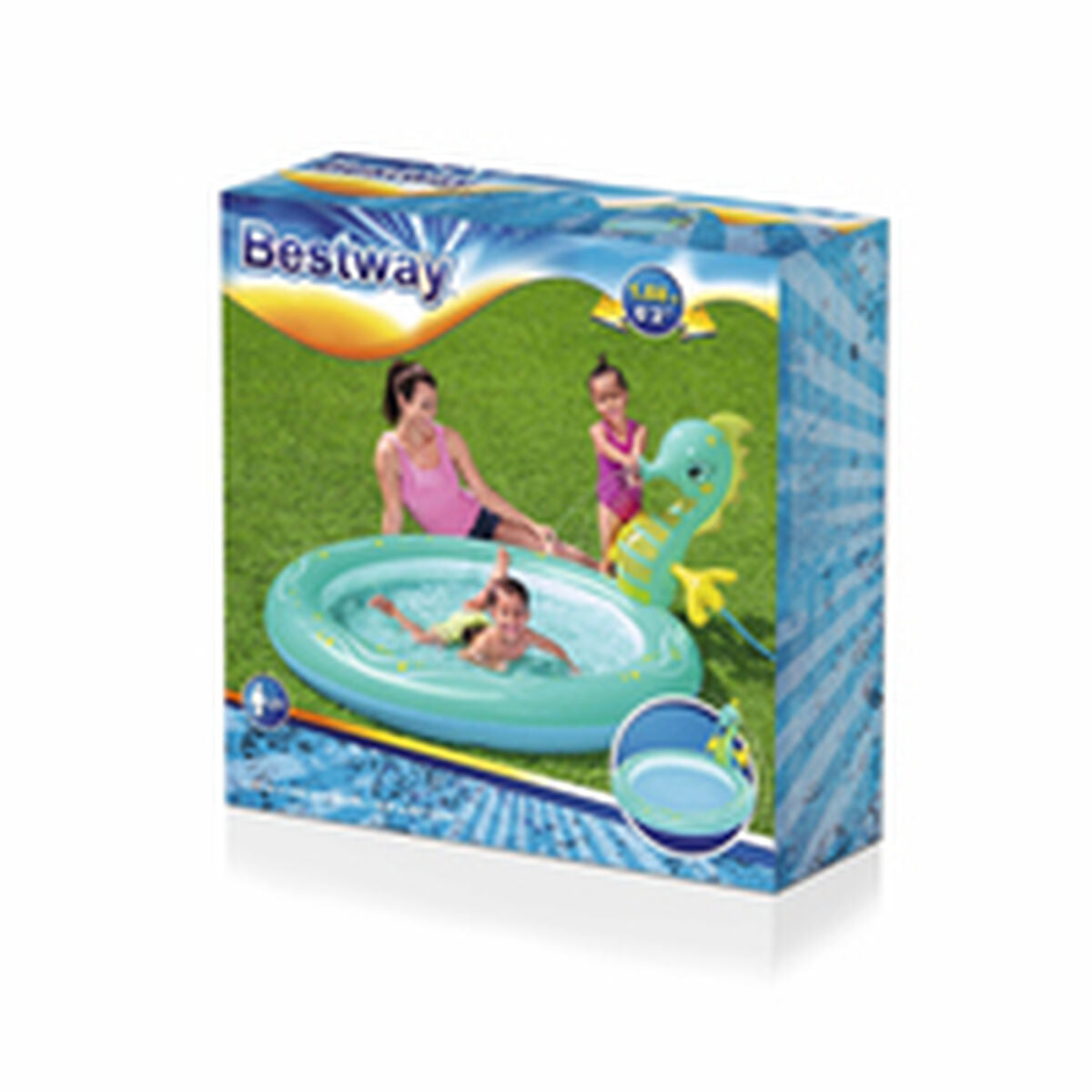 Bestway Uppblåsbar Barnpool Stråle Ponny 188x160x86 cm +2 År Trädgård 53114 finns hos Aktivcamping