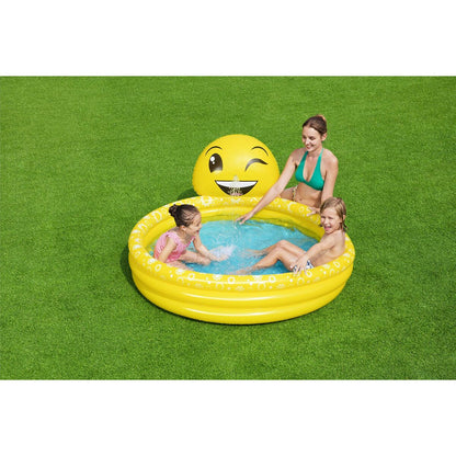 Bestway Uppblåsbar Barnpool Stråleleende 165x144x69 cm +2 År Trädgård 53081 finns hos Aktivcamping