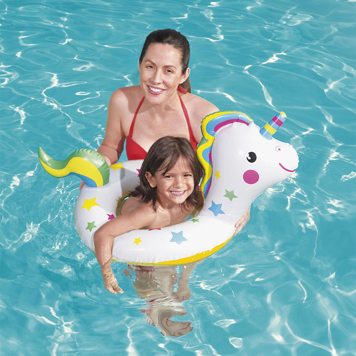 Bestway Uppblåsbar Djurflytare Olika Färger 84x71 cm +3 till 6 År Strand och Pool 36128 finns hos Aktivcamping
