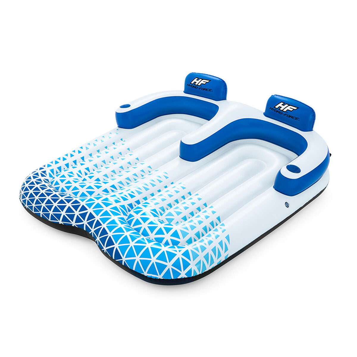 Bestway Uppblåsbar Dubbel Solstol Hydro-Force 196x193 cm Strand och Pool 43534 finns hos Aktivcamping
