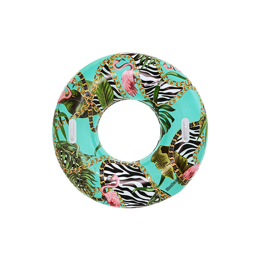 Bestway Uppblåsbar Flytring med Handtag Fantasia Floral D114 cm finns hos Aktivcamping