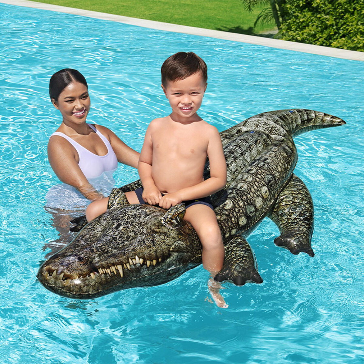 Bestway Uppblåsbar Kroppfigur med Handtag 193x94 cm +3 år Strand och Pool 41478 finns hos Aktivcamping
